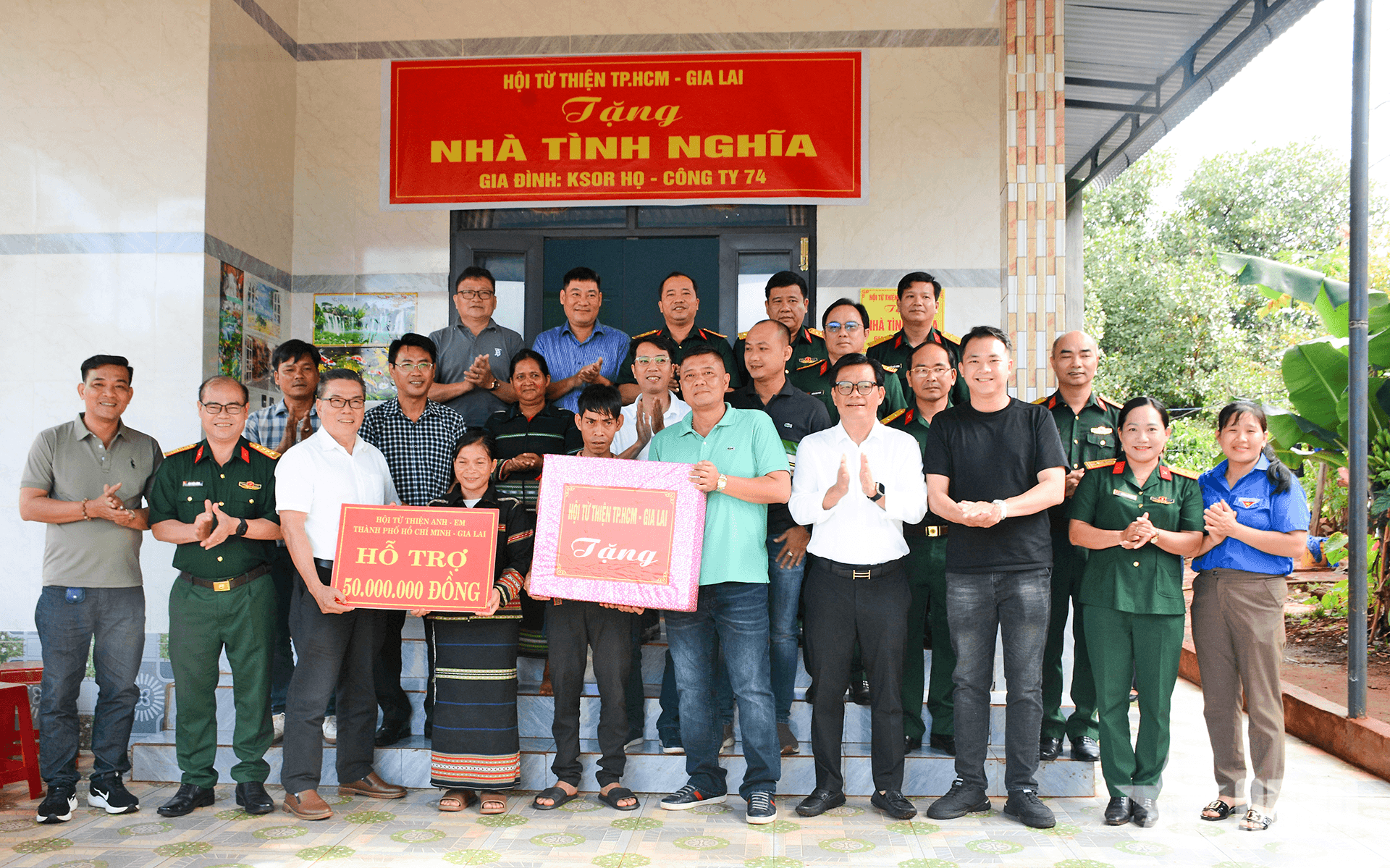 Hội từ thiện thành phố Hồ Chí Minh - Gia Lai chung tay xóa nhà tạm, nhà dột nát