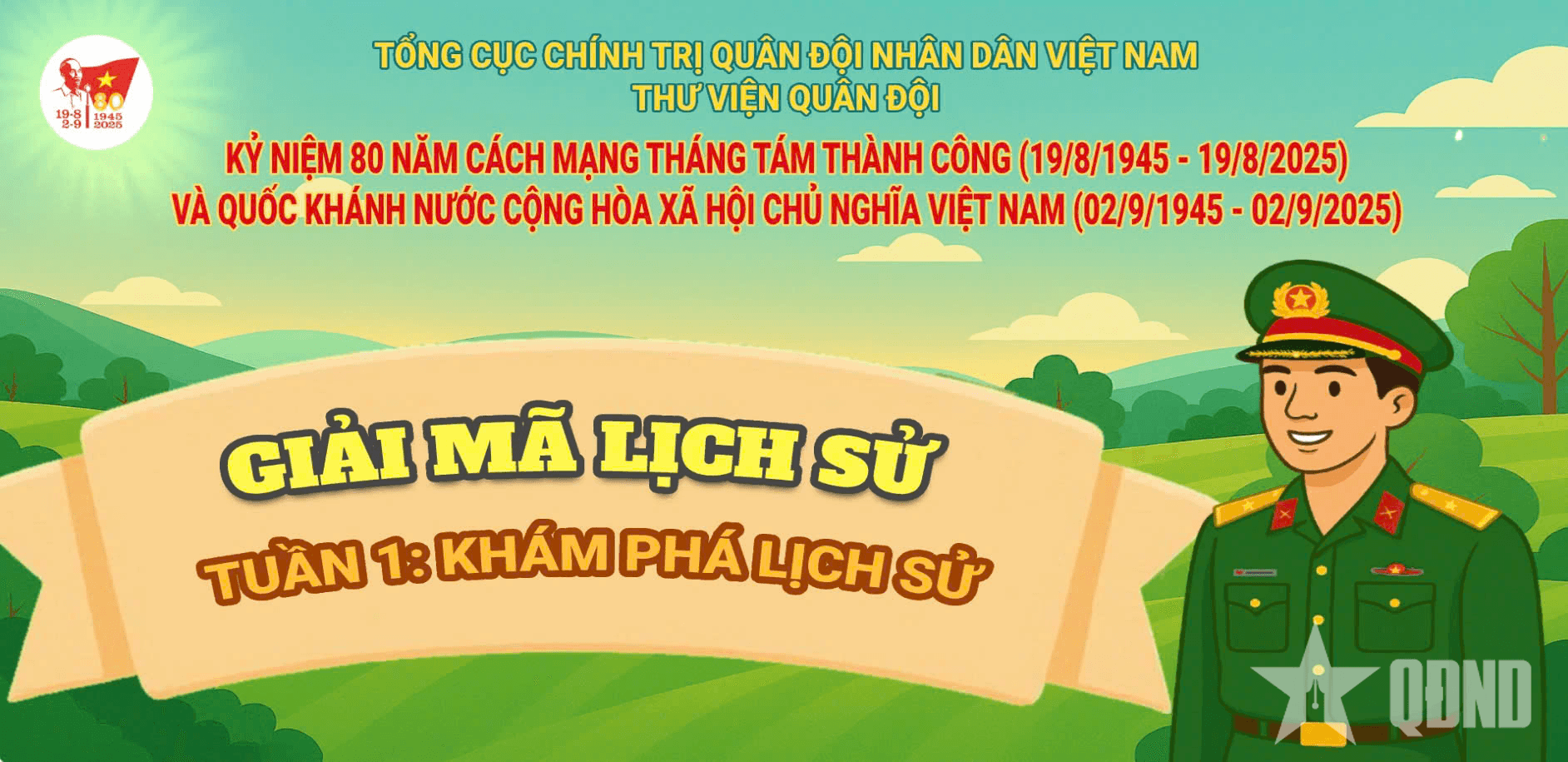 Thư viện Quân đội: Hấp dẫn cuộc thi trực tuyến “Giải mã lịch sử”