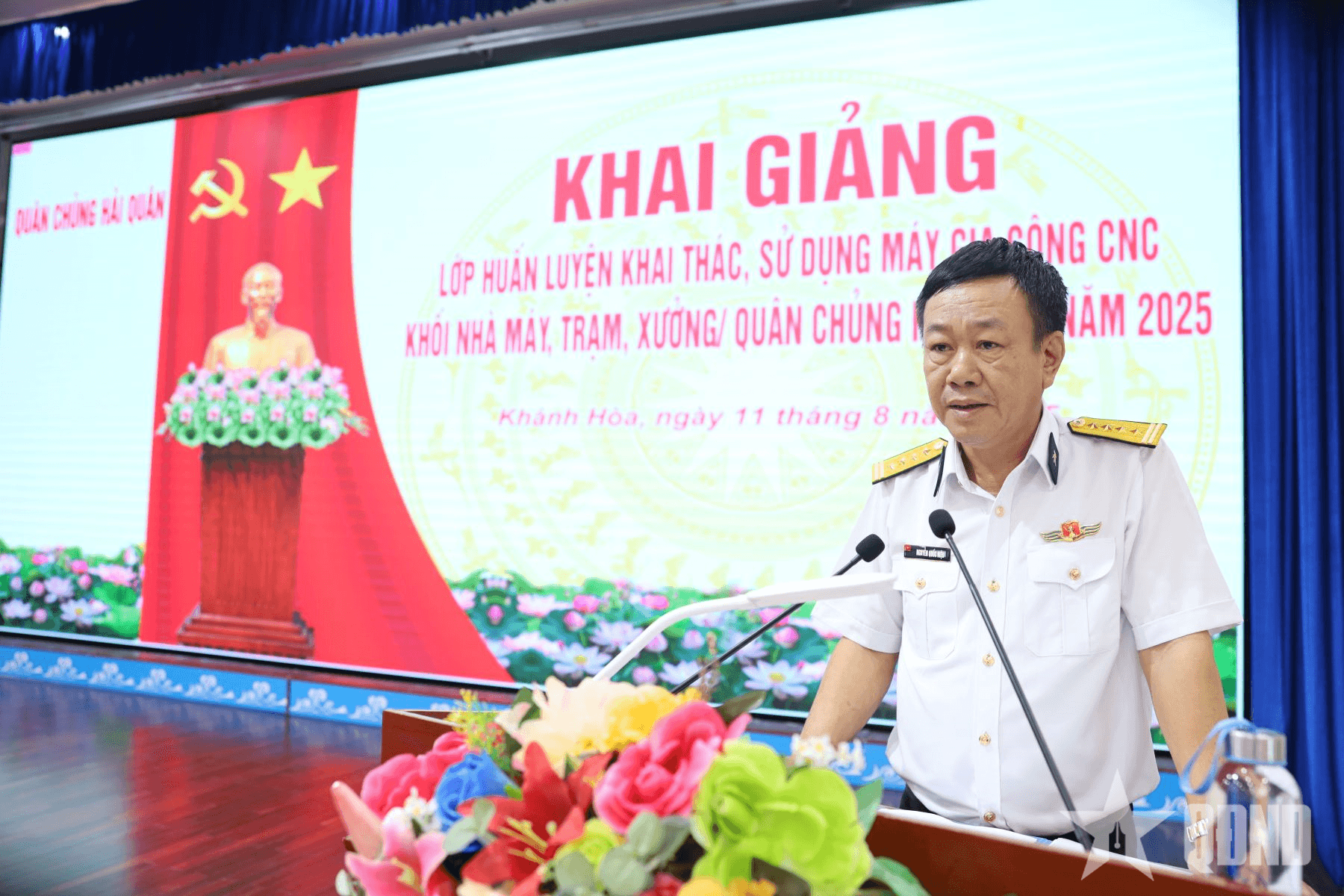Quân chủng Hải quân khai giảng lớp huấn luyện khai thác, sử dụng máy gia công CNC