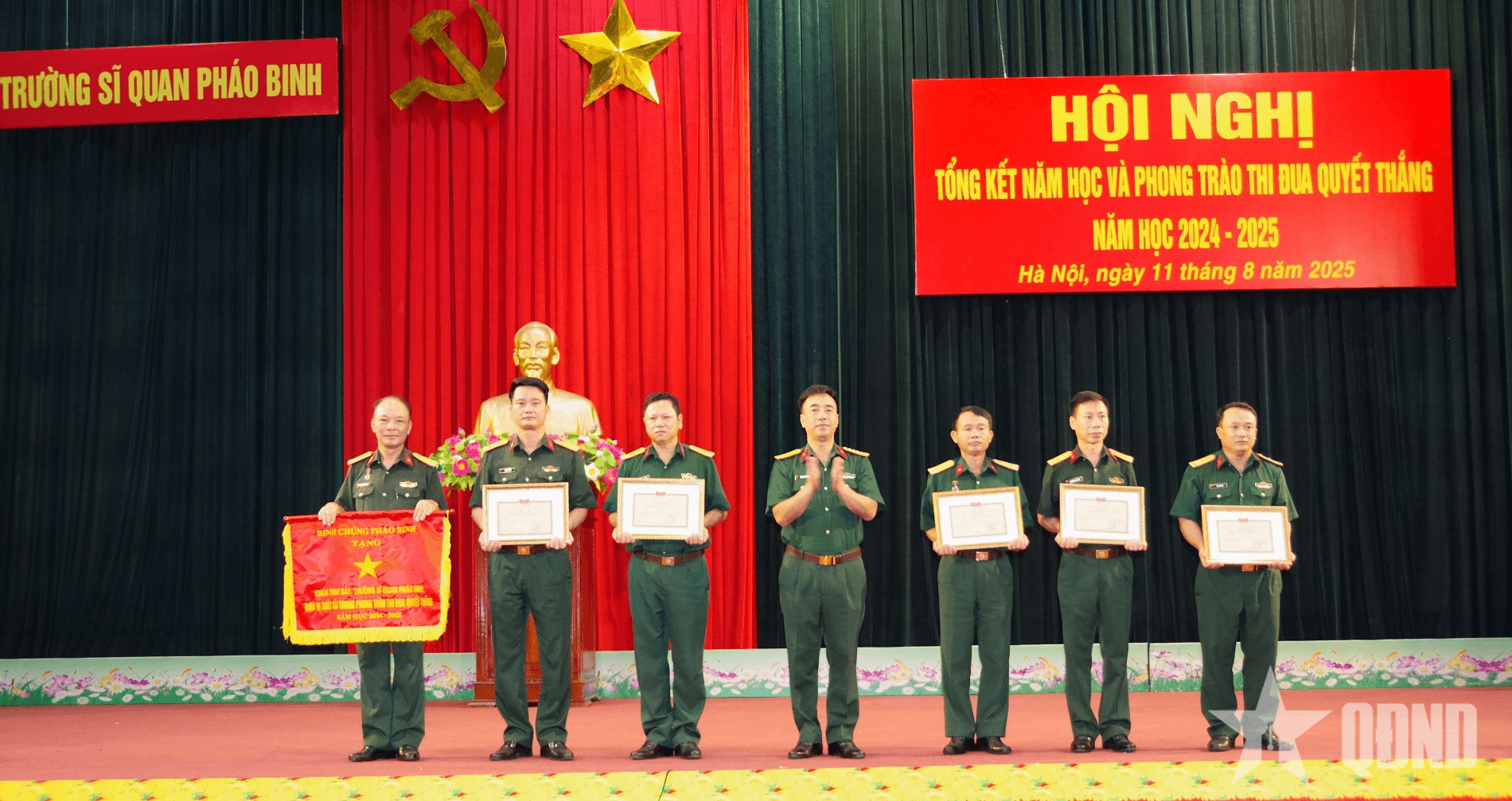 Trường Sĩ quan Pháo binh tổng kết năm học và Phong trào Thi đua Quyết thắng