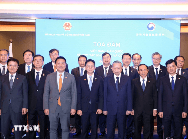 Tổng Bí thư Tô Lâm dự Tọa đàm về khoa học công nghệ Việt Nam – Hàn Quốc