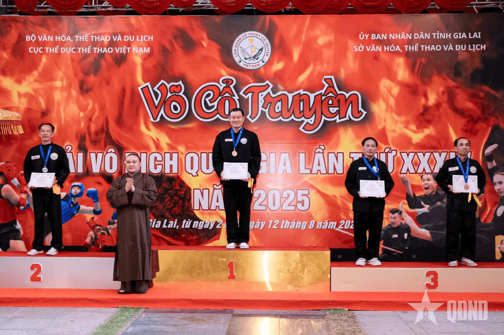 Đoàn quân đội giành 8 huy chương vàng tại Giải vô địch Võ cổ truyền quốc gia lần thứ XXXIV