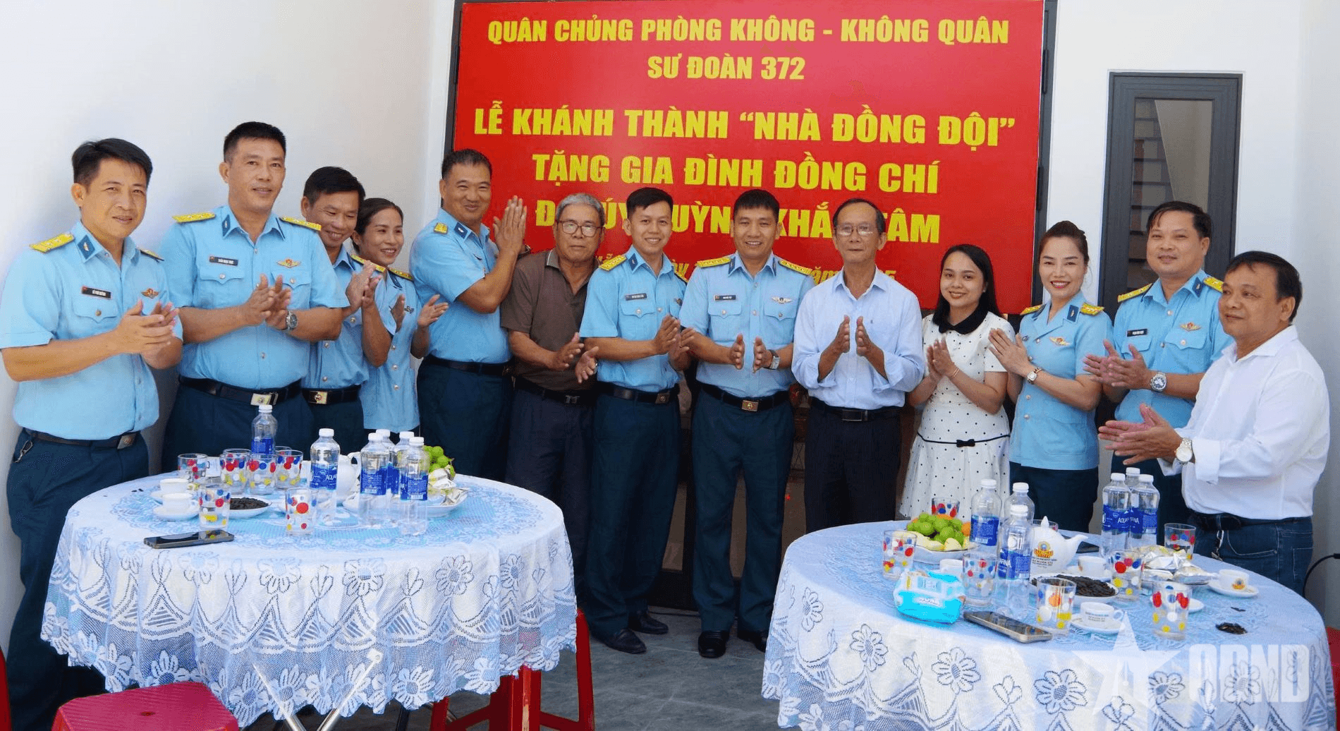 Sư đoàn Không quân 372 bàn giao “Nhà đồng đội” tặng Đại úy Huỳnh Khắc Tâm