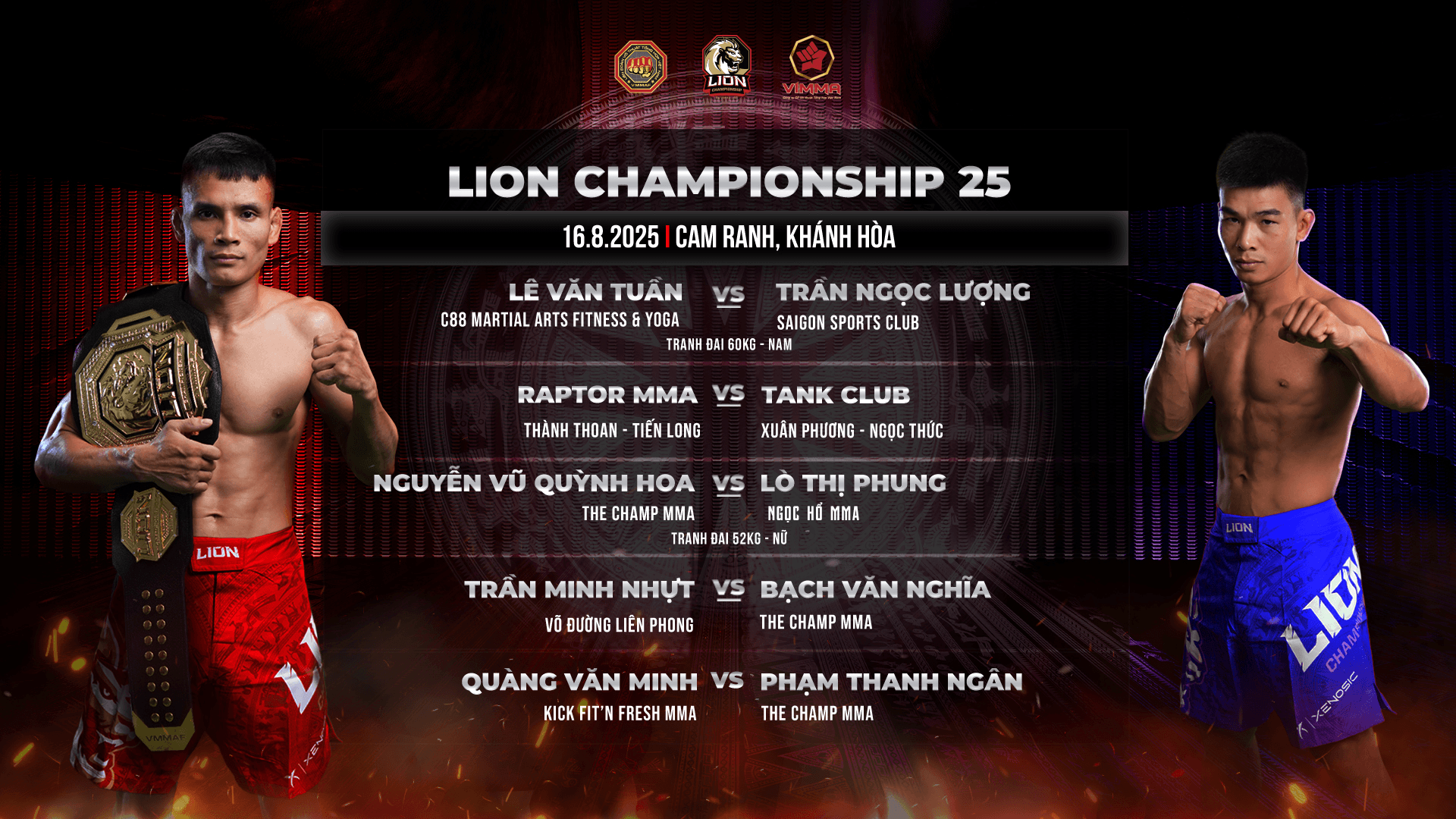 LION Championship 25 hứa hẹn bùng nổ ở Cam Ranh