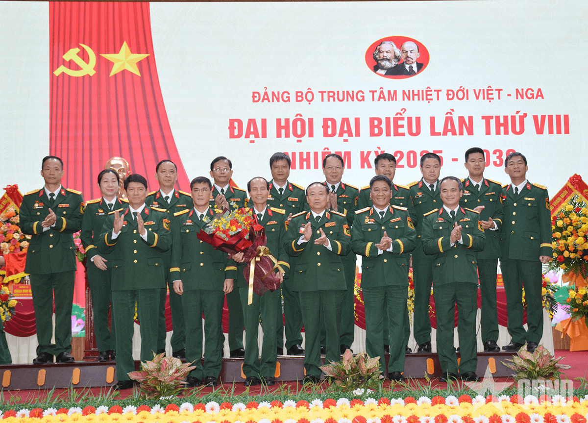 Trung tâm Nhiệt đới Việt - Nga tổ chức Đại hội đại biểu lần thứ VIII nhiệm kỳ 2025 - 2030