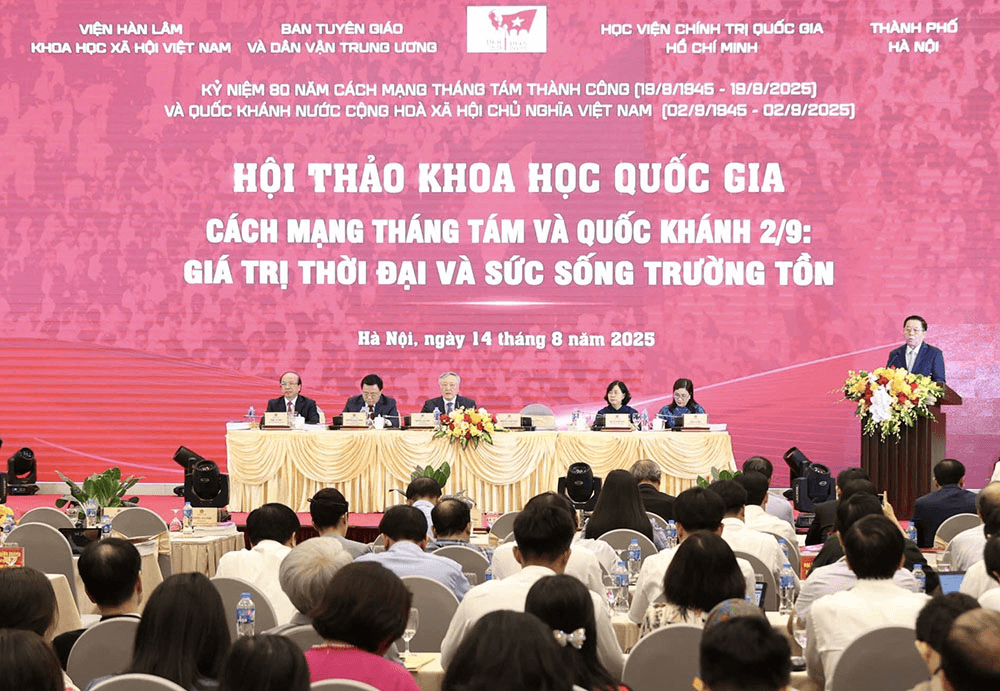 Hội thảo khoa học quốc gia kỷ niệm 80 năm Cách mạng Tháng Tám và Quốc khánh 2-9