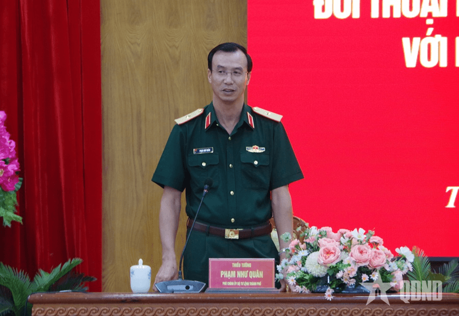 Bộ tư lệnh TP Hồ Chí Minh đối thoại dân chủ với cán bộ, chiến sĩ Ban chỉ huy Bộ đội Biên phòng