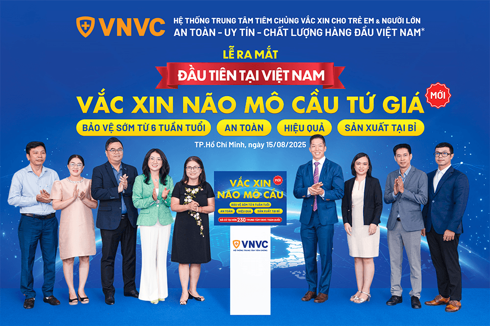VNVC ra mắt vắc xin phòng bệnh do não mô cầu phòng 4 nhóm huyết thanh ACWY