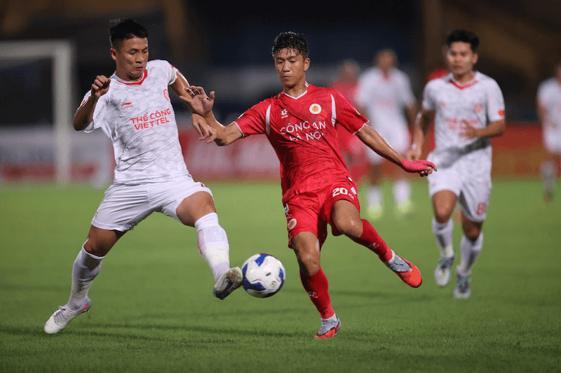 Kết quả V-League: Công an Hà Nội và Thể Công Viettel chia điểm ở trận ra quân