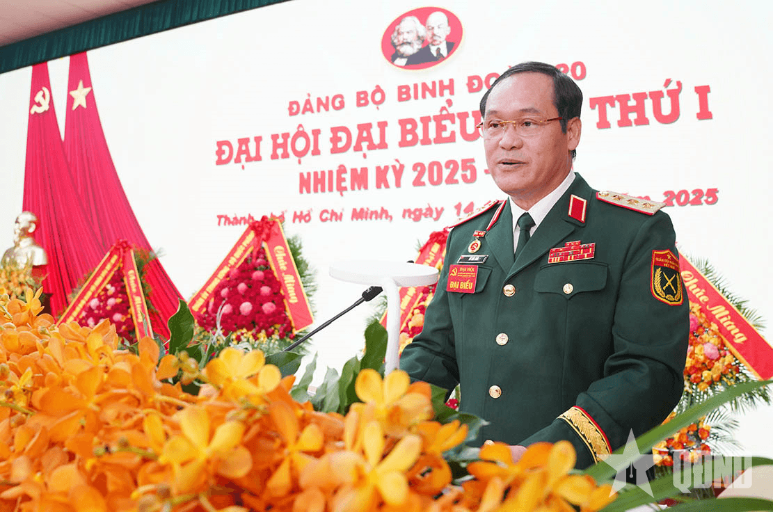 Thượng tướng Vũ Hải Sản dự, chỉ đạo Đại hội đại biểu Đảng bộ Binh đoàn 20