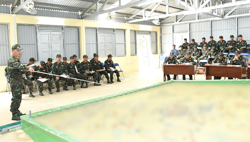 Lãnh đạo xây dựng Học viện Lục quân thông minh, hiện đại