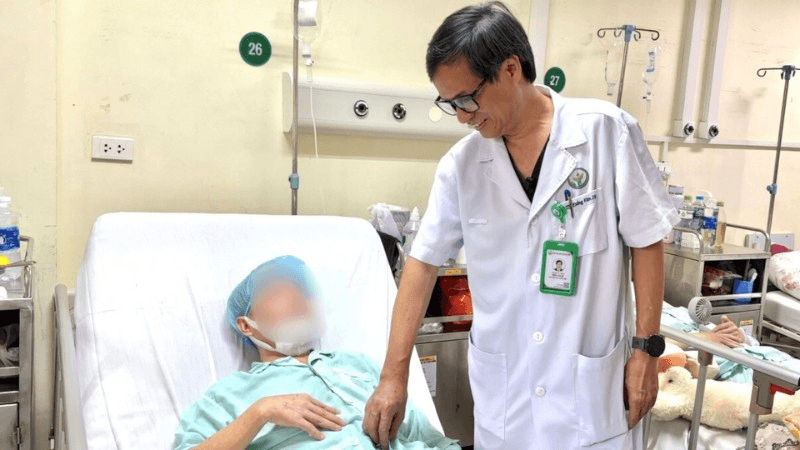 Phẫu thuật giải ép thành công dây thần kinh số 9, 10 bằng phương pháp nội soi