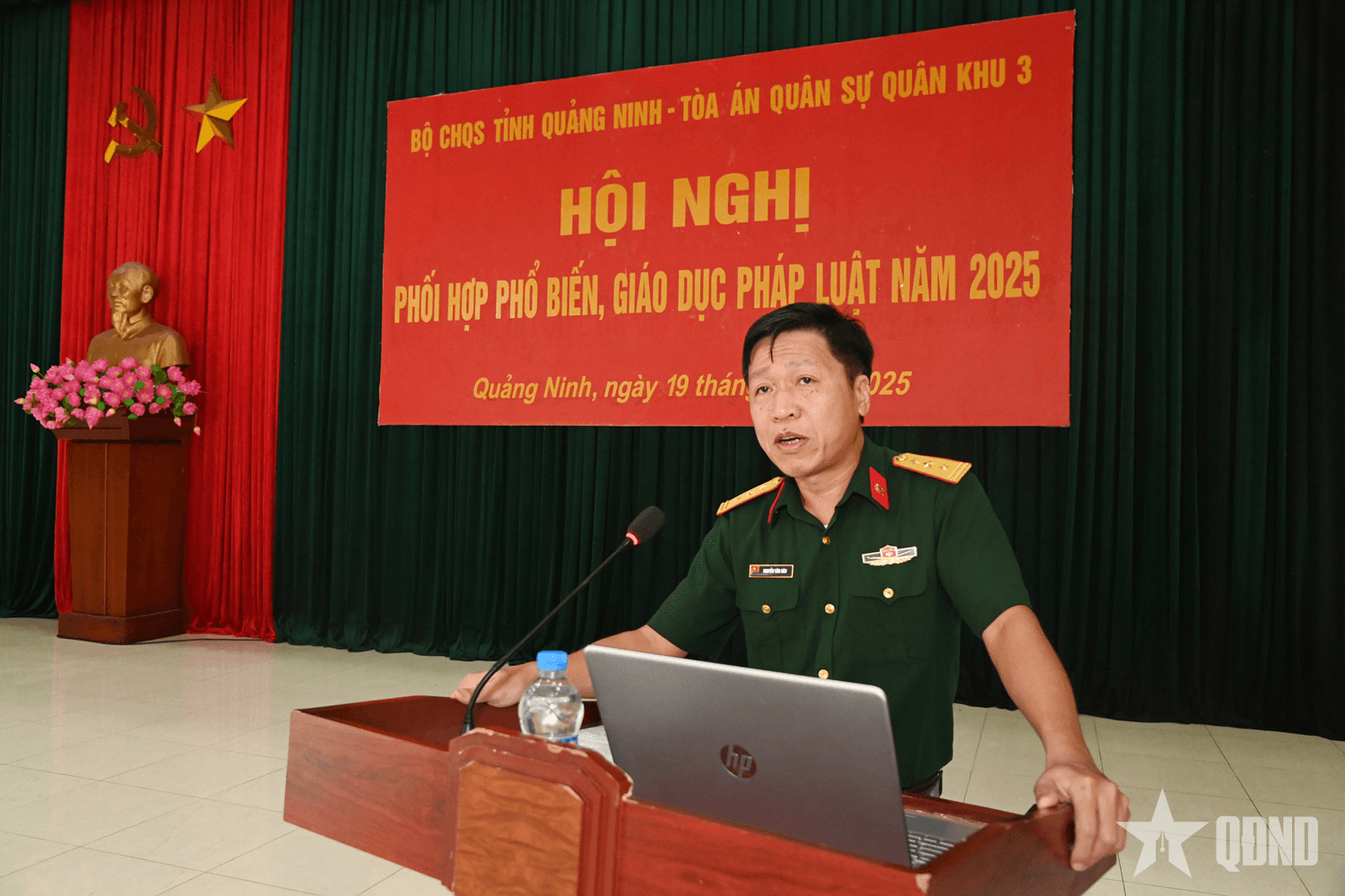 Bộ CHQS tỉnh Quảng Ninh phối hợp phổ biến, giáo dục pháp luật năm 2025