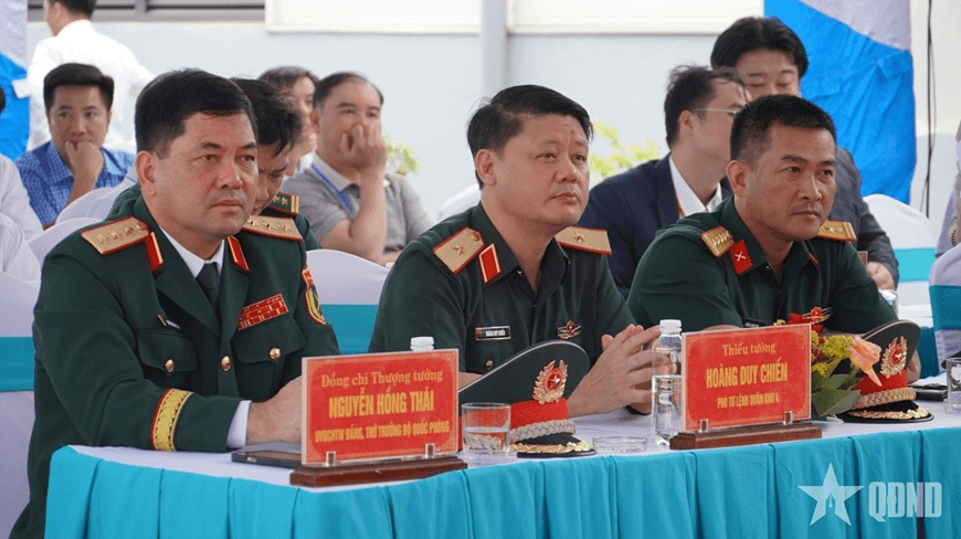 Thượng tướng Nguyễn Hồng Thái dự lễ khánh thành Dự án Nhà máy điện gió Hải Anh