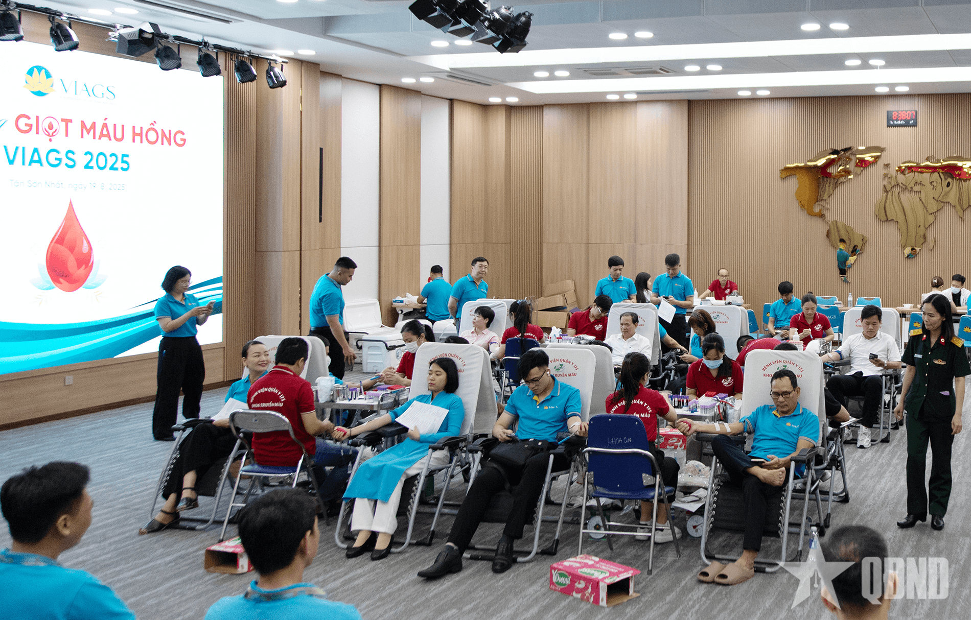 Lan tỏa thông điệp hiến máu tình nguyện "Mỗi giọt máu cho đi, một cuộc đời ở lại"