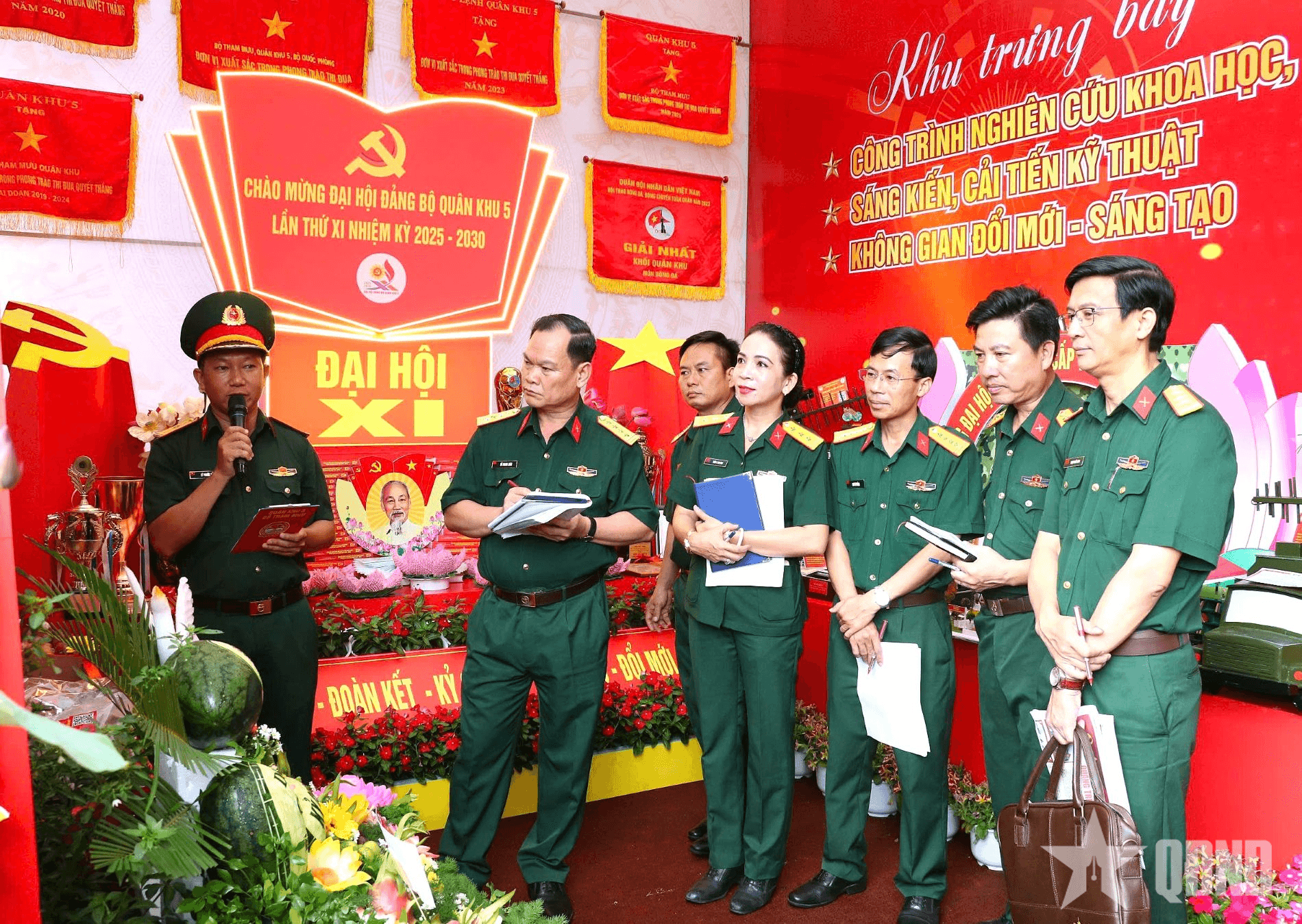 Quân khu 5: Ấn tượng Hội thi trưng bày và ảnh đẹp chào mừng đại hội