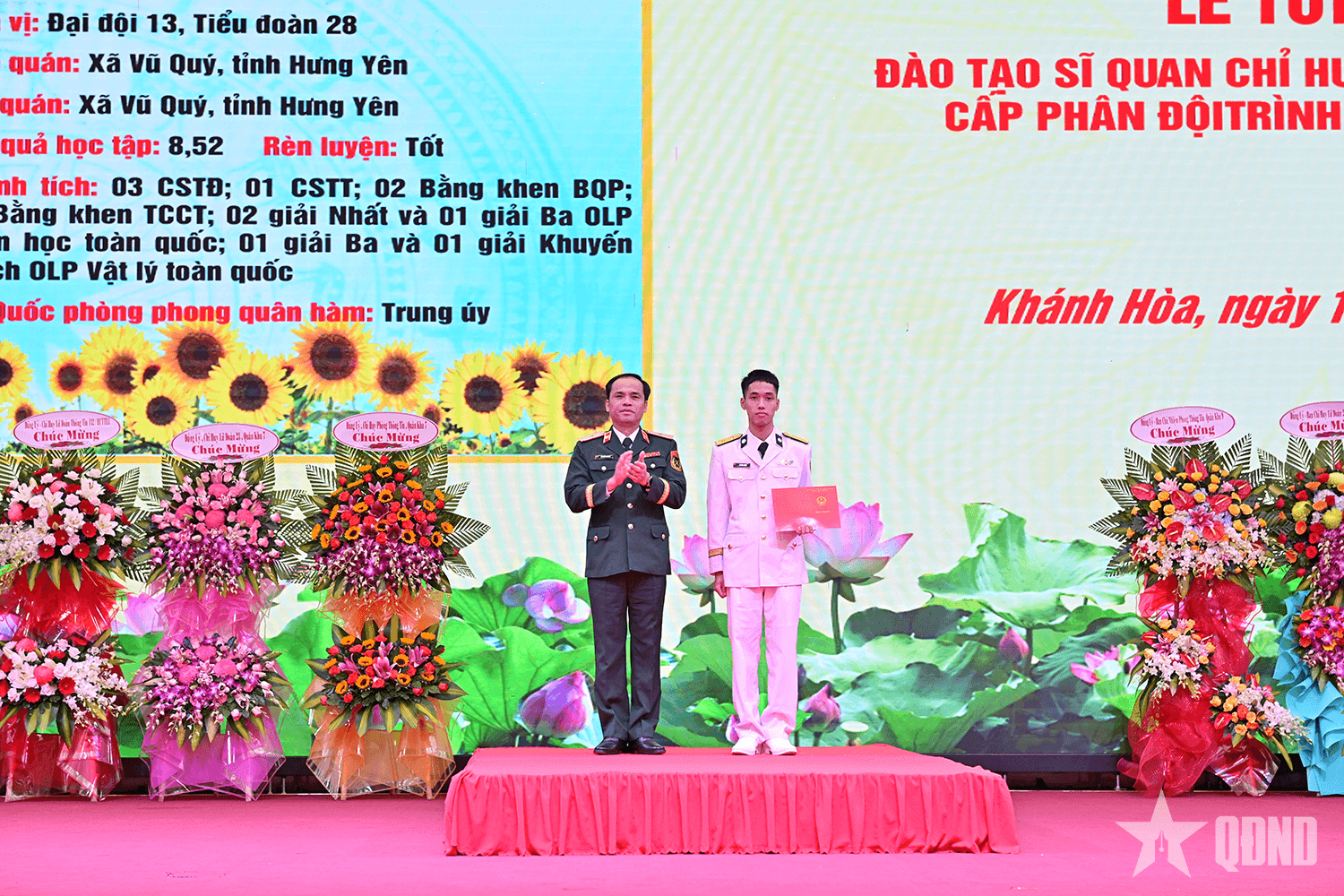 Trường Sĩ quan Thông tin tổ chức lễ tốt nghiệp khóa 28