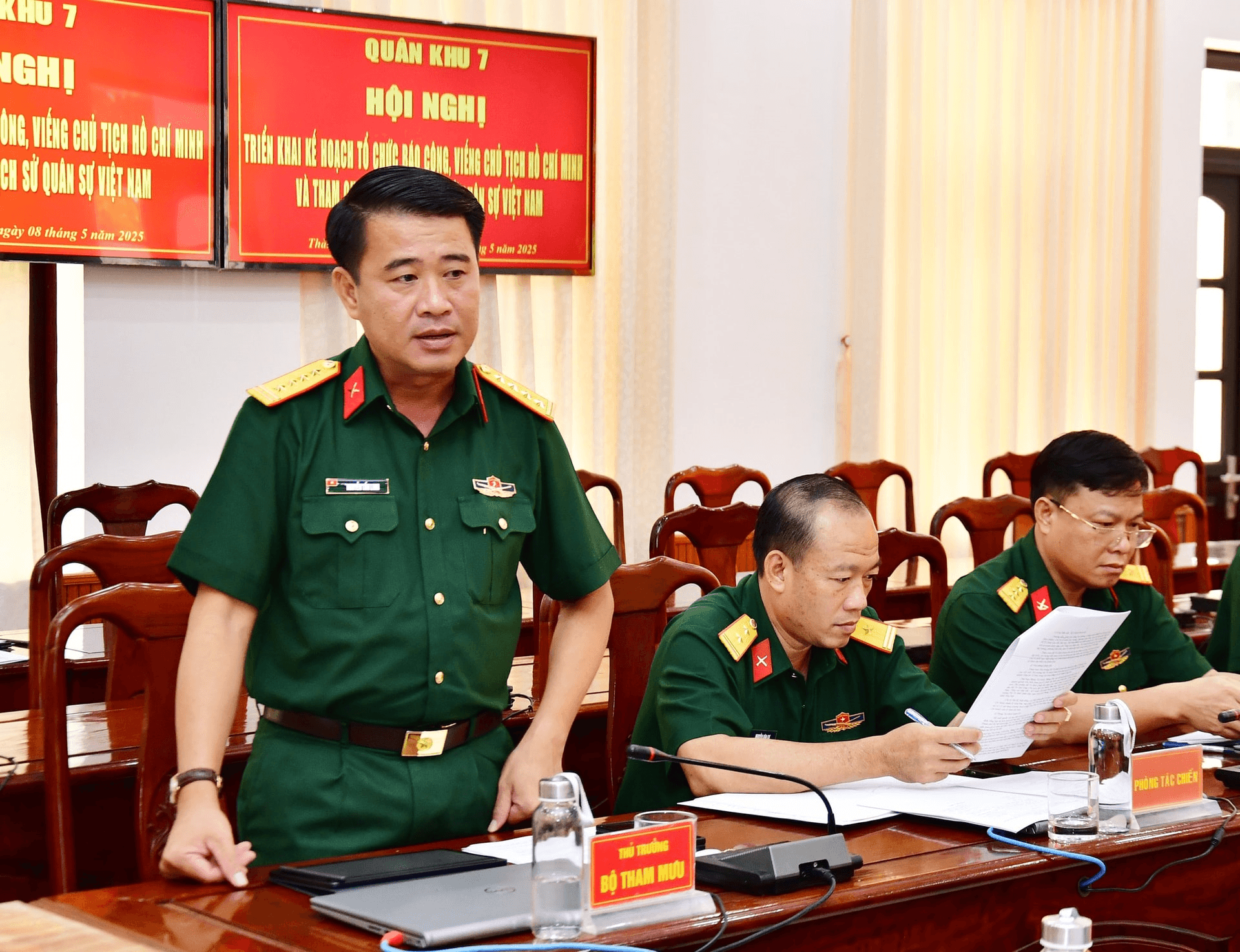 Đại tá Nguyễn Tấn Linh được bổ nhiệm giữ chức Phó tư lệnh Quân khu 7