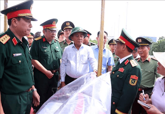 Thường trực Ban Bí thư Trần Cẩm Tú kiểm tra công tác chuẩn bị Lễ kỷ niệm 80 năm Quốc khánh