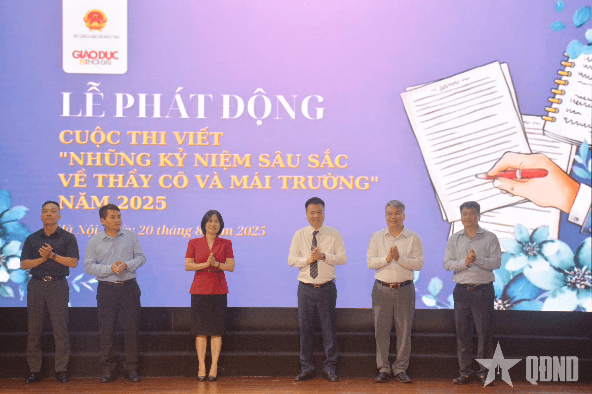 Phát động Cuộc thi viết “Những kỷ niệm sâu sắc về thầy cô và mái trường” năm 2025