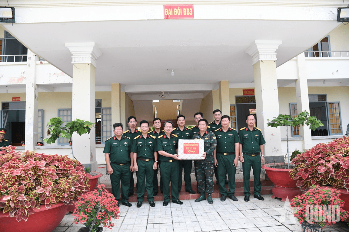 Bộ CHQS tỉnh Tây Ninh kiểm tra công tác thực hiện nhiệm vụ quân sự, quốc phòng tại các đơn vị biên giới