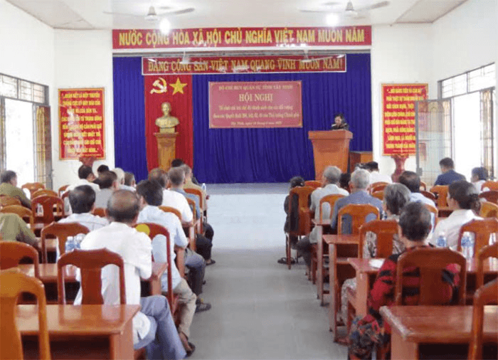 Bộ CHQS tỉnh Tây Ninh chi trả chế độ chính sách cho người có công