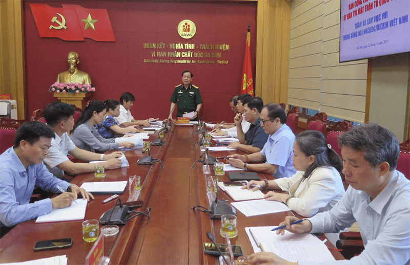 Xây dựng tổ chức hội tinh gọn, hoạt động vì nạn nhân chất độc da cam