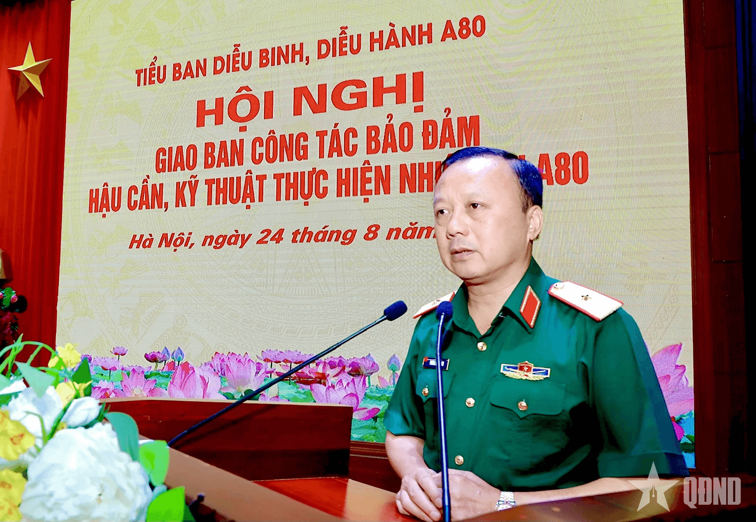 Chủ động, chặt chẽ, đồng bộ, kịp thời trong công tác bảo đảm hậu cần, kỹ thuật cho nhiệm vụ A80