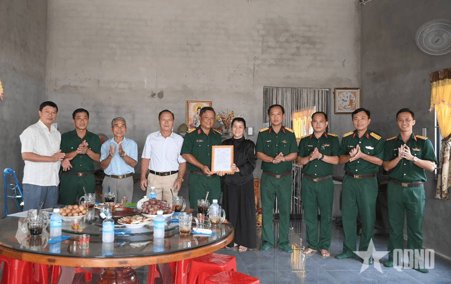 Bộ CHQS tỉnh Tây Ninh bàn giao “Nhà đồng đội”