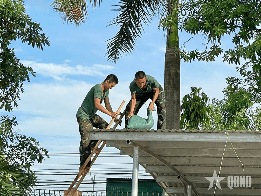 Quân khu 4 chủ động ứng phó bão số 5