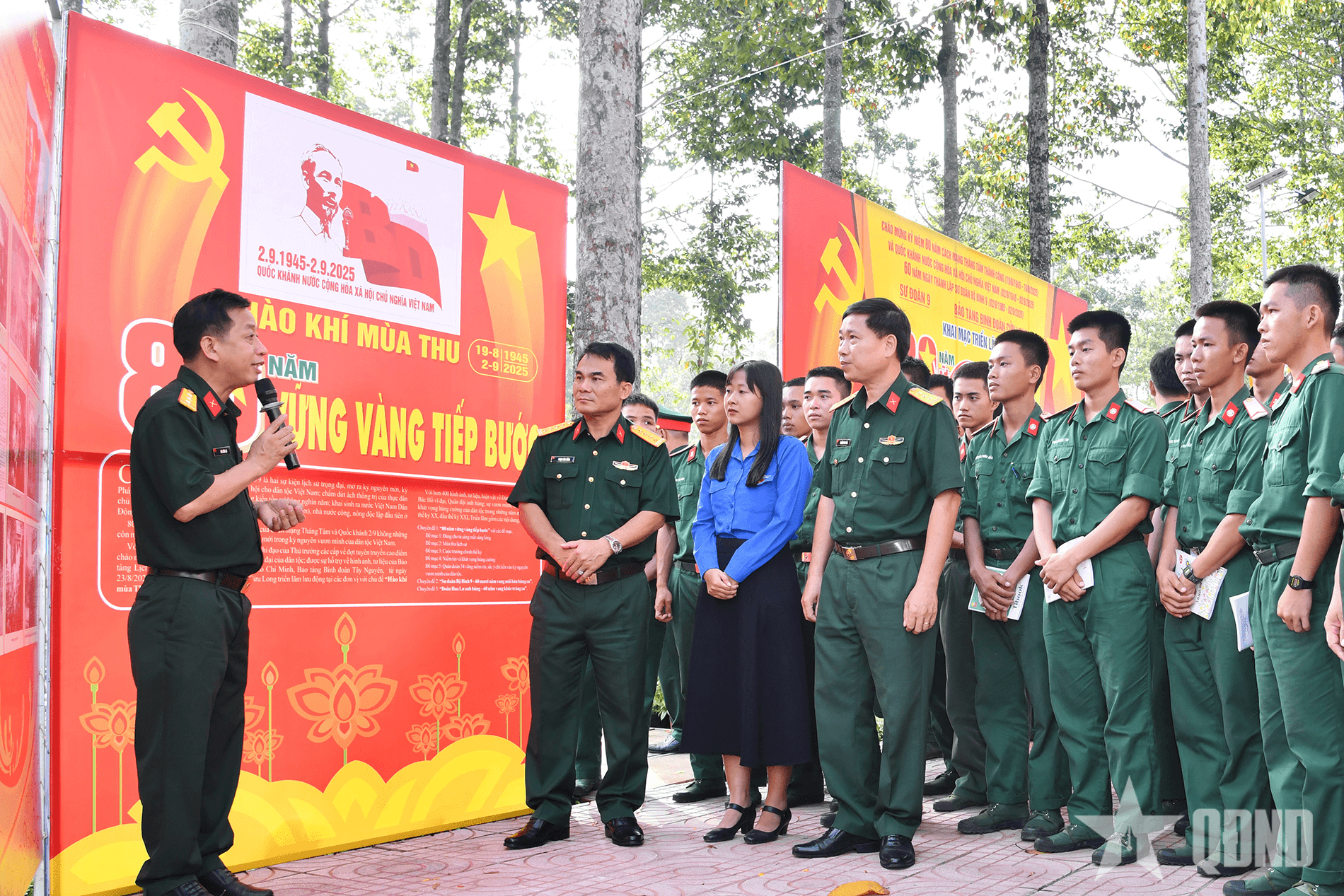 Sư đoàn 9 (Quân đoàn 34) khai mạc nhiều triển lãm đặc sắc
