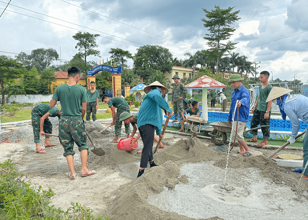 Làng quê thêm rộn ràng, tươi mới