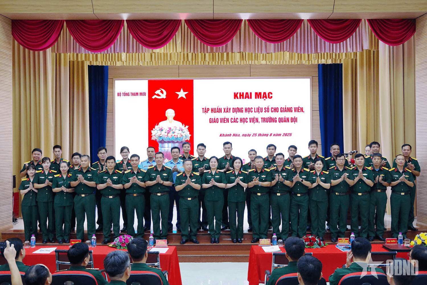 Bộ Tổng Tham mưu tập huấn xây dựng học liệu số