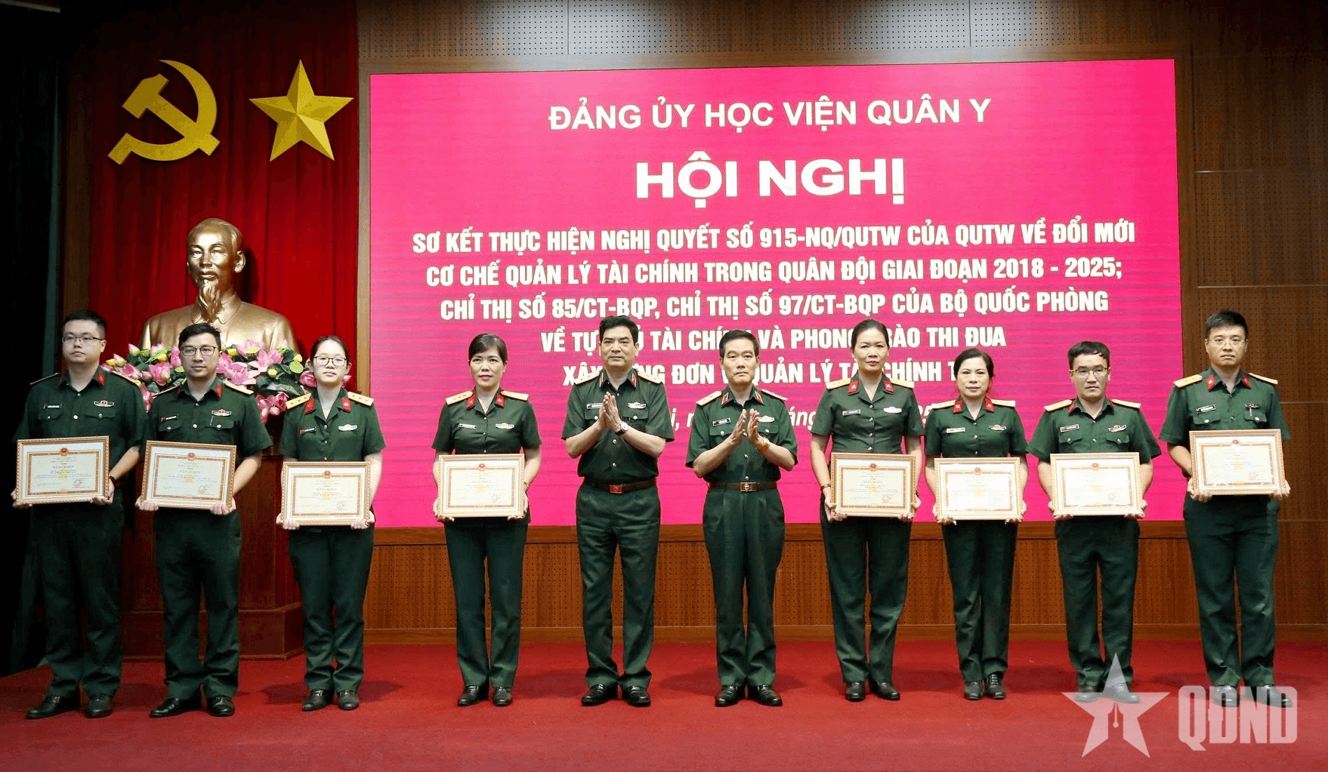 Đảng ủy Học viện Quân y lãnh đạo thực hiện tốt công tác quản lý tài chính