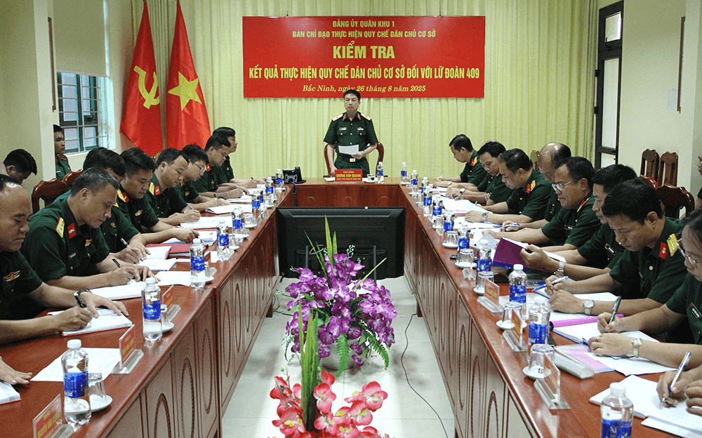 Phát huy hiệu quả đối thoại dân chủ ở cơ sở tại Lữ đoàn 409 (Quân khu 1)