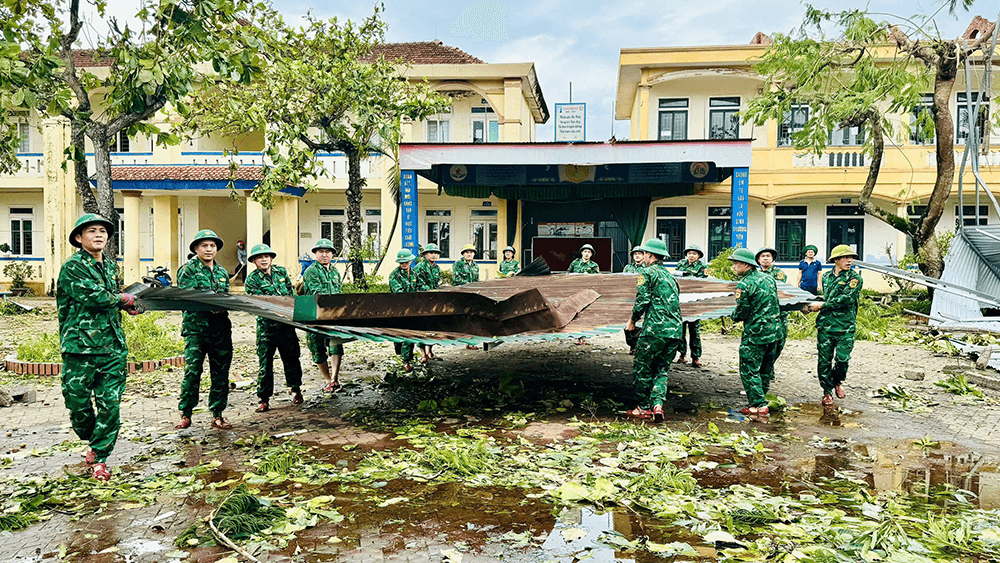 Hà Tĩnh: Bão số 5 làm 156 cơ sở giáo dục bị hư hỏng