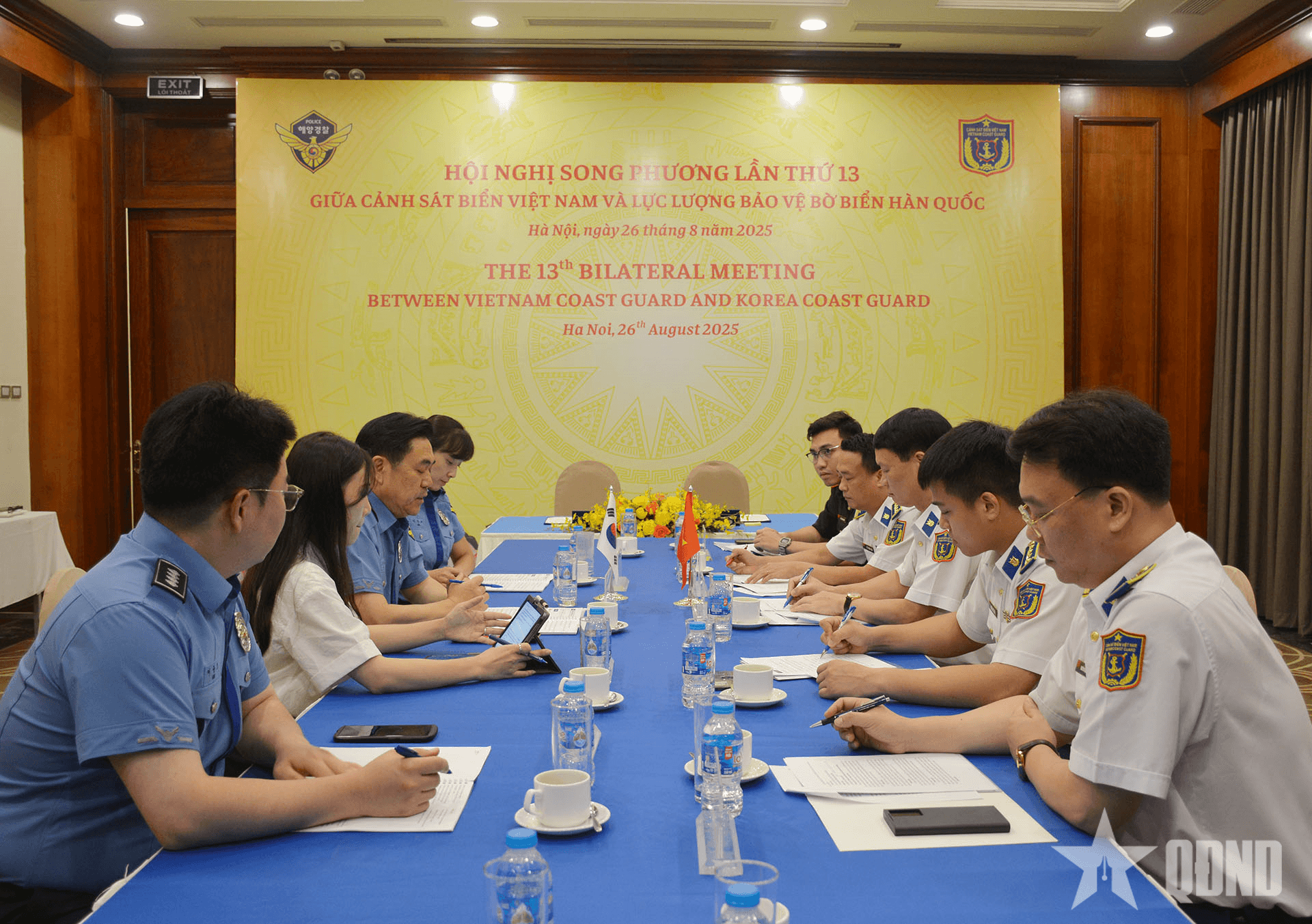 Hội nghị song phương lần thứ 13 giữa Cảnh sát biển Việt Nam và Lực lượng Bảo vệ bờ biển Hàn Quốc