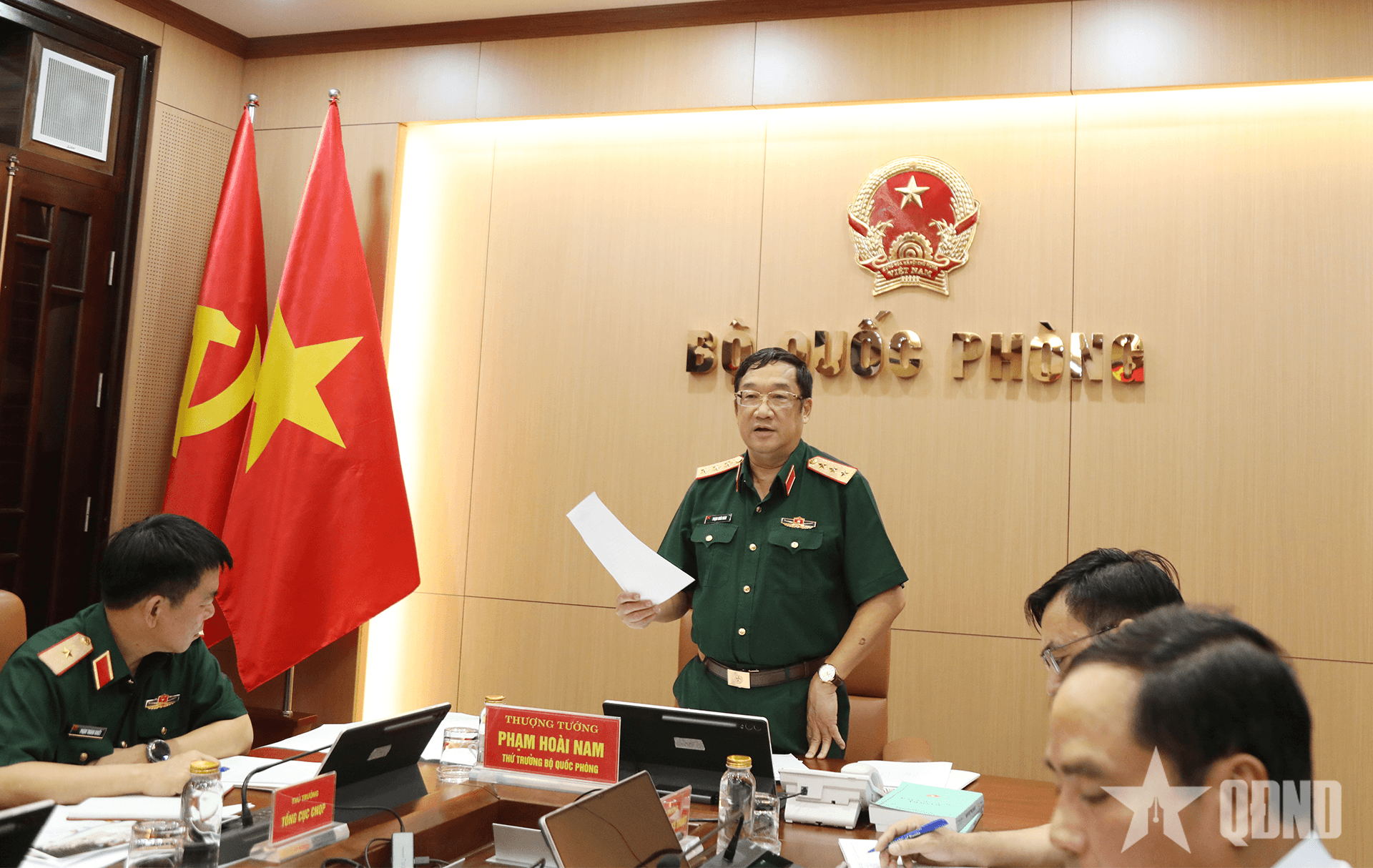 Thượng tướng Phạm Hoài Nam chỉ đạo nghiên cứu, thiết kế, đóng mới tàu quân sự