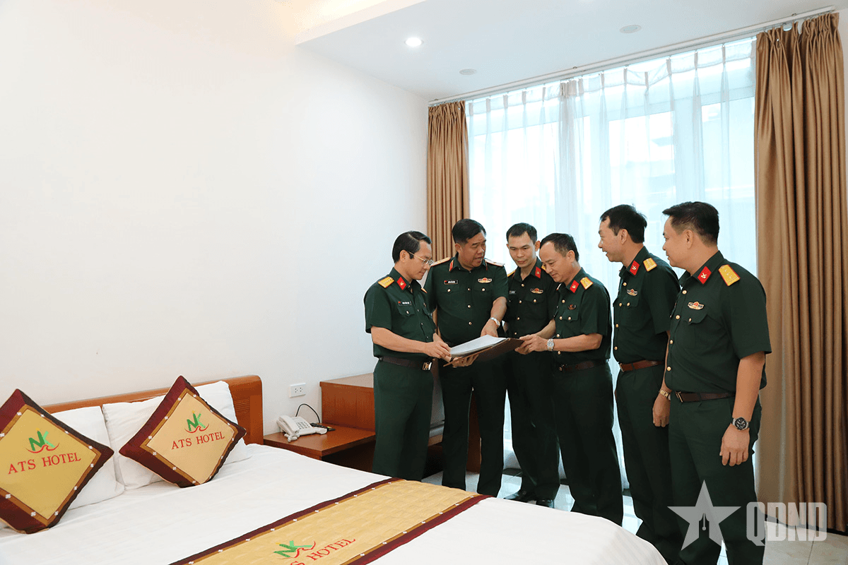 Kiểm tra thực tế công tác chuẩn bị bảo đảm đón tiếp đại biểu khách mời của Bộ Quốc phòng dự Lễ kỷ niệm A80