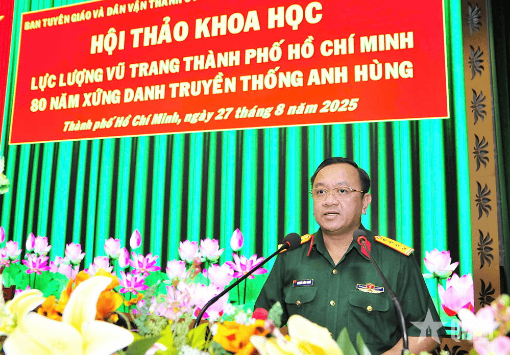 Hội thảo "LLVT TP Hồ Chí Minh 80 năm xứng danh truyền thống anh hùng"