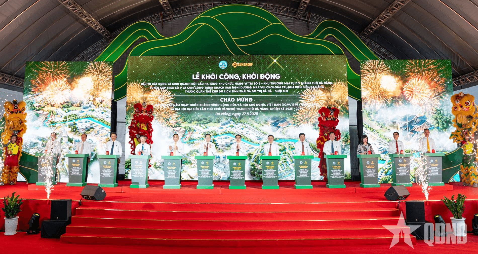 Thành phố Đà Nẵng và Tập đoàn Sun Group khởi động khu thương mại tự do đầu tiên tại chân núi Bà Nà