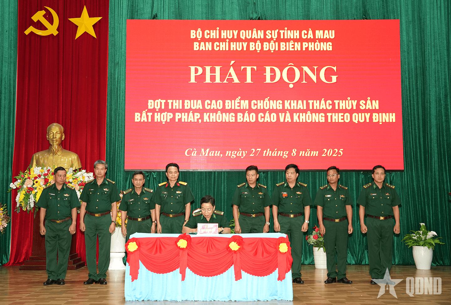 Bộ đội Biên phòng tỉnh Cà Mau kiên quyết đấu tranh, ngăn chặn chống khai thác IUU