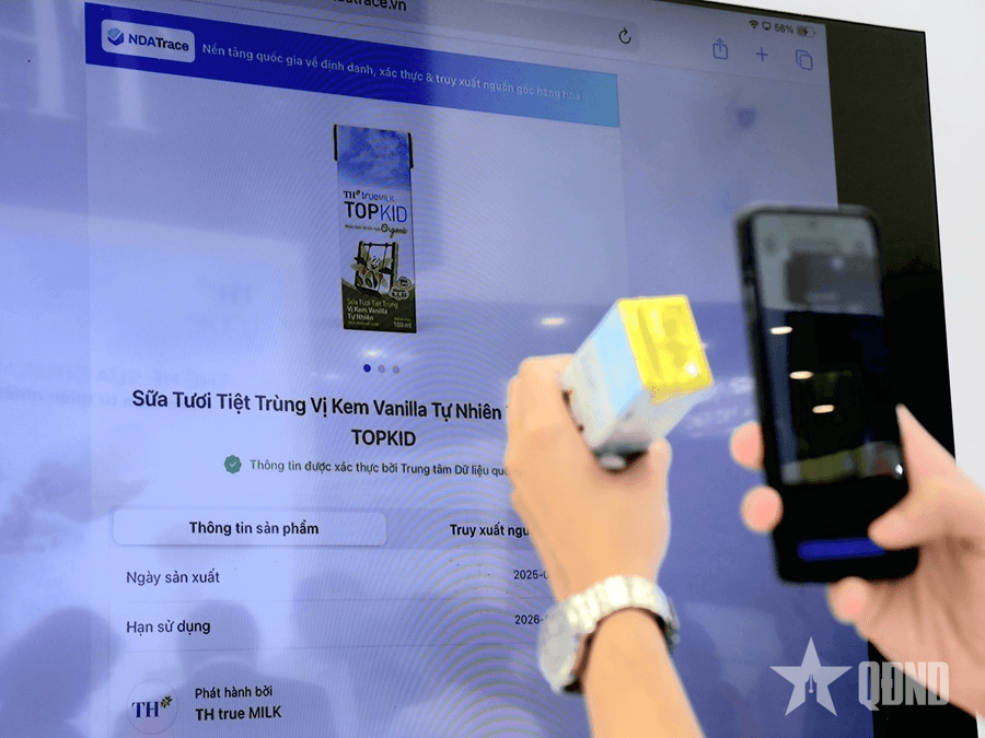 TH true MILK “trình làng” kỳ tích mới: Ứng dụng công nghệ blockchain truy xuất nguồn gốc sản phẩm tại Triển lãm 80 năm thành tựu đất nước