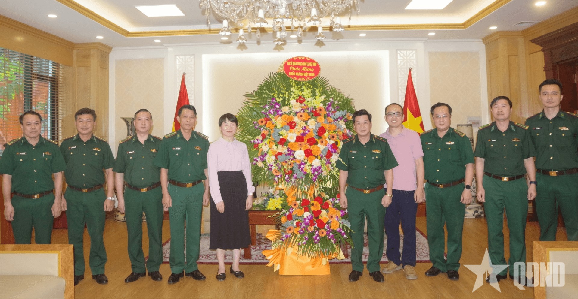 Ủy ban Hợp tác quản lý cửa khẩu Trung Quốc chúc mừng Ủy ban Hợp tác quản lý cửa khẩu Việt Nam nhân dịp Quốc khánh 2-9