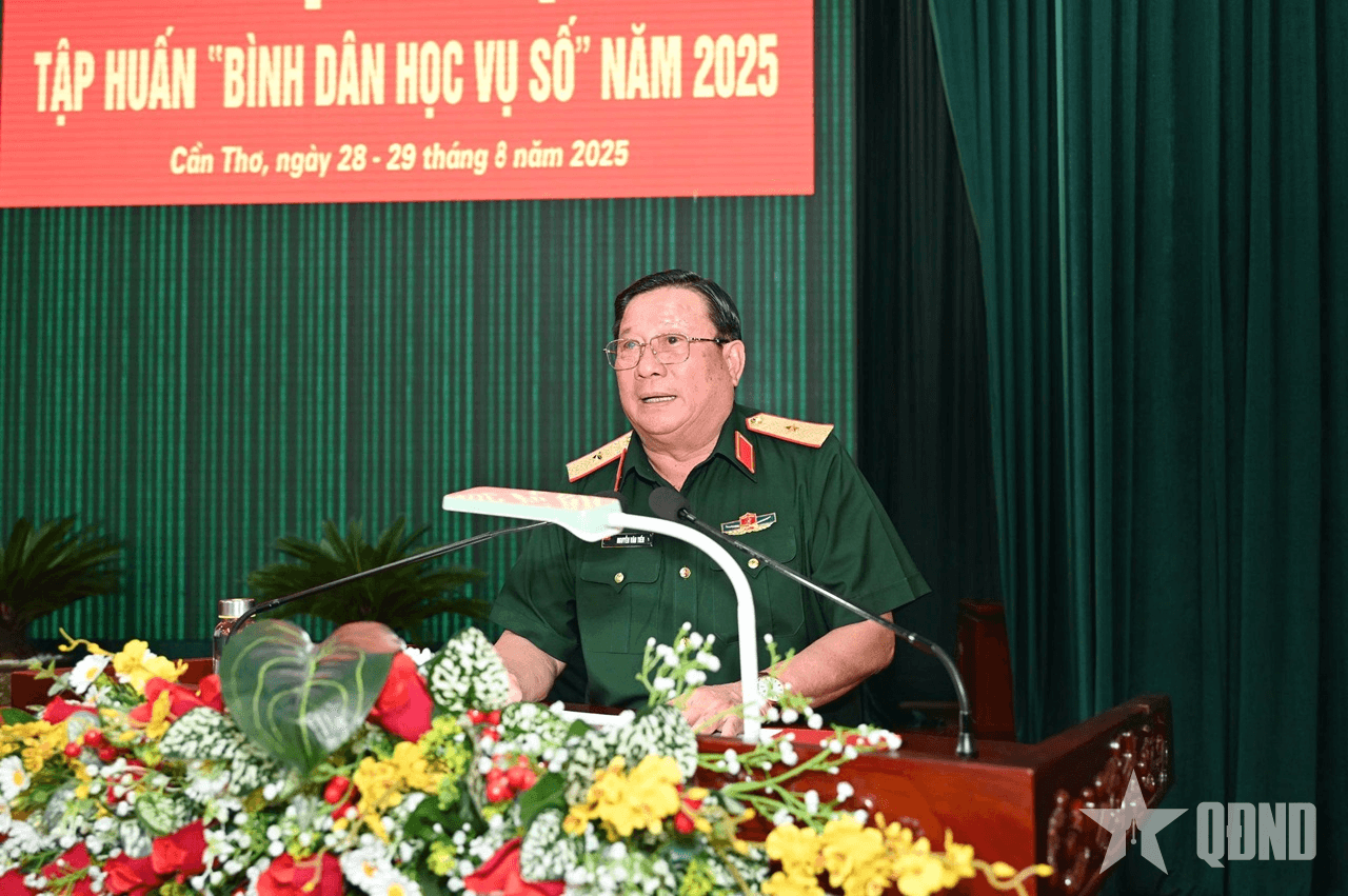 Quân khu 9: Tập huấn “Bình dân học vụ số” năm 2025