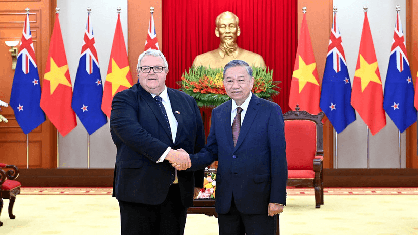 Tổng Bí thư Tô Lâm tiếp Chủ tịch Quốc hội New Zealand
