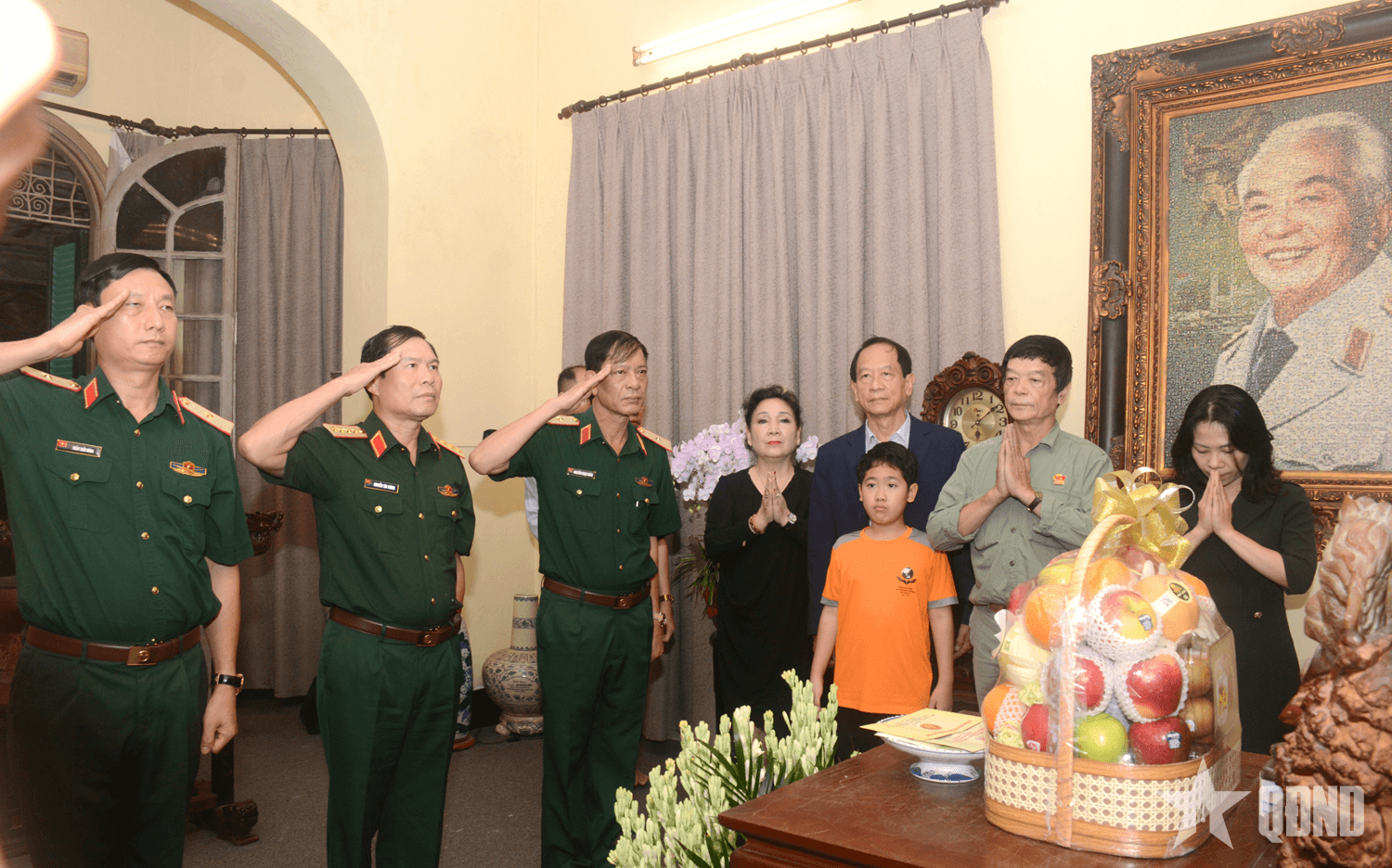 Đại tướng Nguyễn Tân Cương tri ân các đồng chí nguyên lãnh đạo Đảng, Nhà nước, Quân đội
