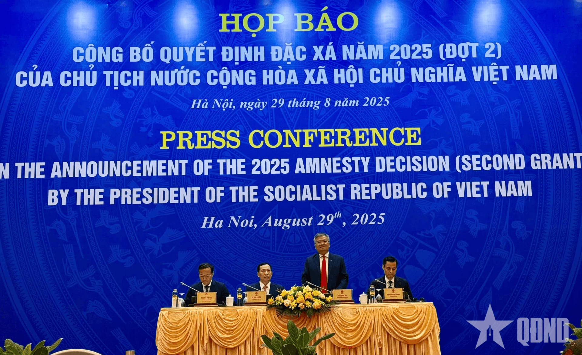 13.920 phạm nhân và người được tạm đình chỉ chấp hành án phạt tù được đặc xá dịp Quốc khánh 2-9