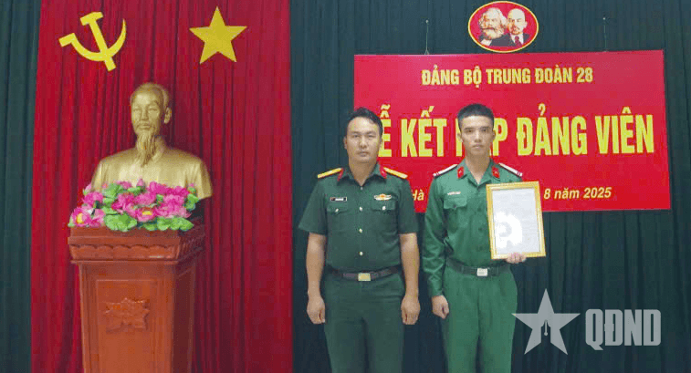 Kết nạp Đảng cho lực lượng thực hiện nhiệm vụ A80