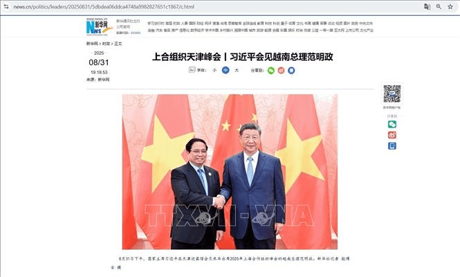 Truyền thông Trung Quốc: Thúc đẩy hợp tác chiến lược toàn diện Trung - Việt đạt những kết quả thực chất hơn